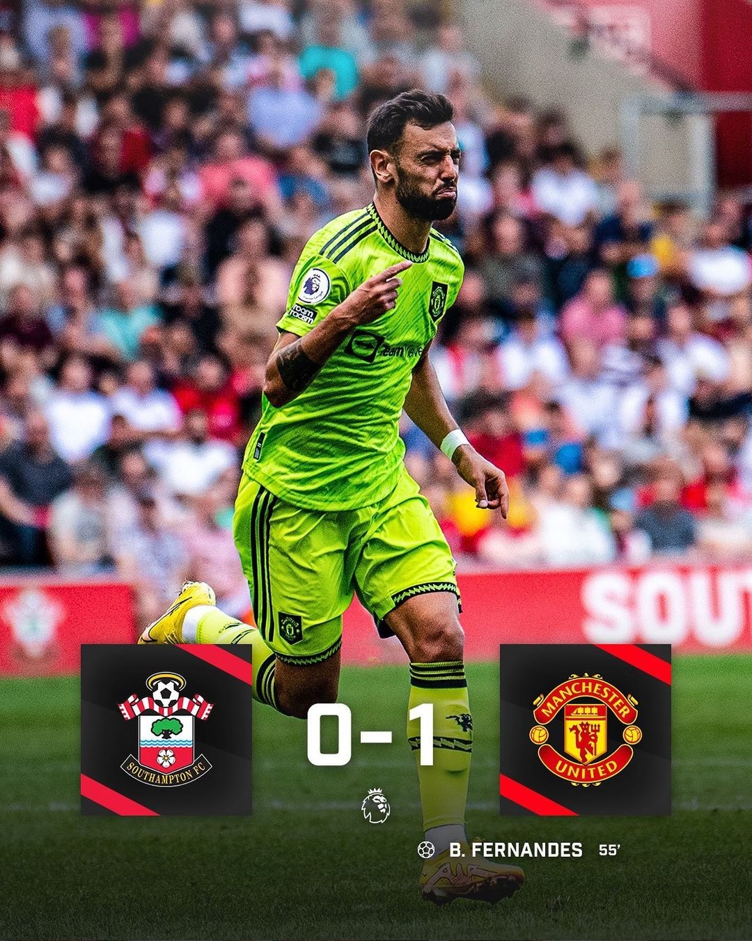 包含曼联客场逆转南安普顿，延续连胜赛季的词条